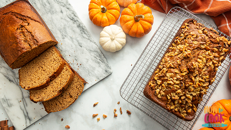 Homemade pumpkin bread recipe