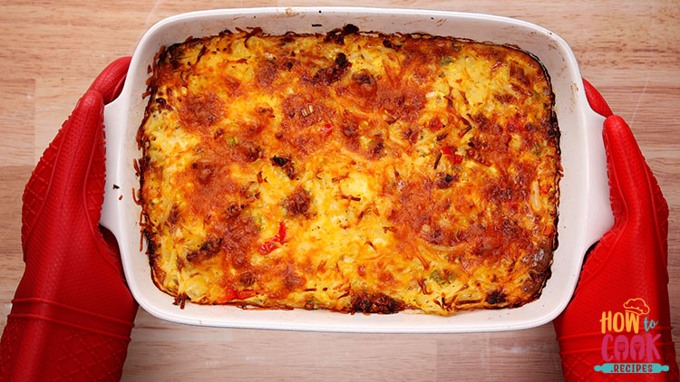 Homemade breakfast casserole recipe