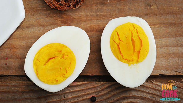 Hard boiled egg recipe