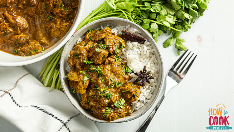 Homemade chicken curry