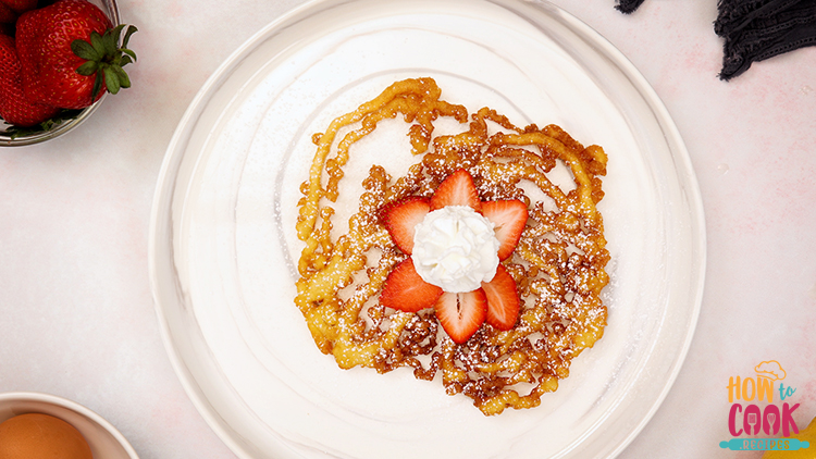 What is funnel cake dough made of